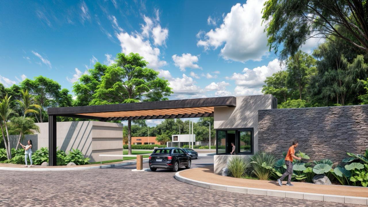 Entrada principal del complejo